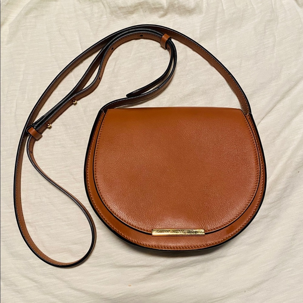 Cuyana mini saddle crossbody bag - Italian leather